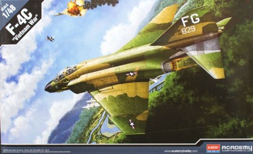 F-4C PHANTOM VIETNAM WAR 1/48 ACADEMY