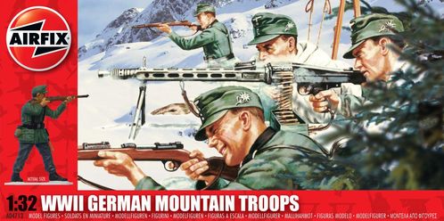 TROPAS DE MONTAÑA ALEMANA WWII 1/32 AIRFIX