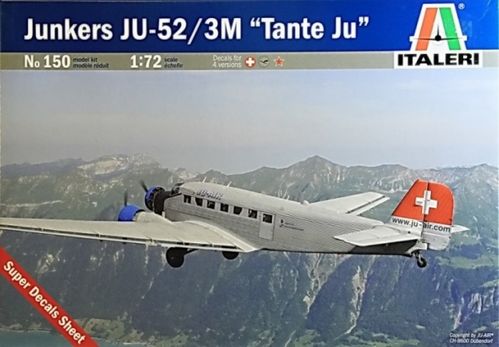 JUNKERS JU52/3M 1/72 TANTE JU ITALERI