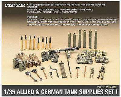 PROVISIONES TANQUES WWII 1/35 ACADEMY