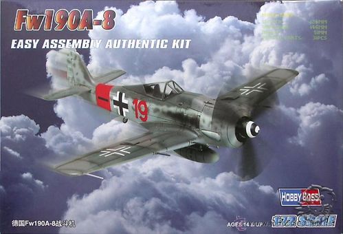 FOCKEWULF FW190A-8 FIGHTER   1/72 HOBBYBOSS