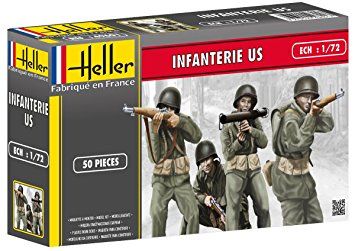 INFANTERIA ESTADOUNIDENSE WWII 1/72 HELLER