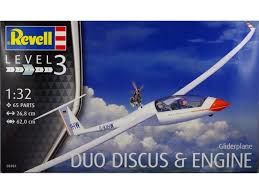 GLIDERPLANE DUO DISCUS & ENGINE 1/32 REVELL