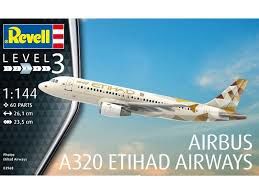 AIRBUS A320 ETIHAD AIRWAYS 1/144 REVELL