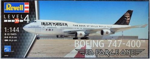 BOEING 747-400 IRON MAIDEN 1/144 REVELL