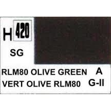 H420 VERDE OLIVA RLM80 SATIN GUNZE SANGYO