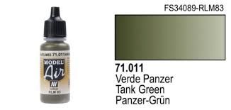 VERDE PANZER MODELAIR 17ML VALLEJO