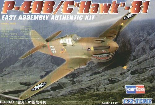 P-40 B/C HAWK 1/72 HOBBYBOSS