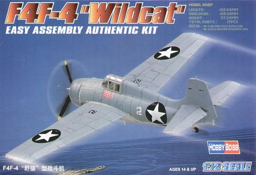 F4F-4 WILDCAT 1/72 HOBBYBOSS