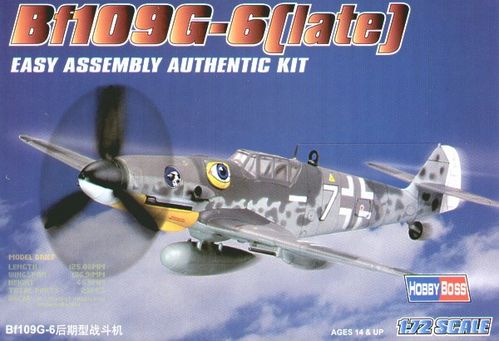 BF109 G-6 - LATE - 1/72 HOBBYBOSS