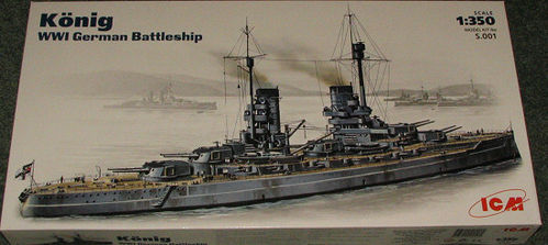 KONIG BATTLESHIP 1/350 ICM