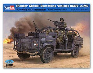 LAND ROVER RSOV + MG. VEHÍCULO RANGER OPERACIONES ESPECIALES 1/35 HOBBYBOSS