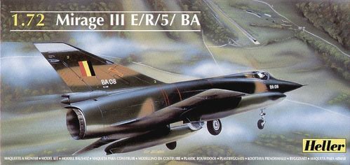 MIRAGE III E/F/R/5/BA 1/72 HELLER