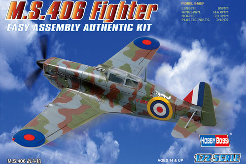 MORANE SAULNIER MS406 1/72 HOBBYBOSS