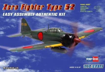 ZERO FIGHTER TYPE 52 1/72 HOBBYBOSS