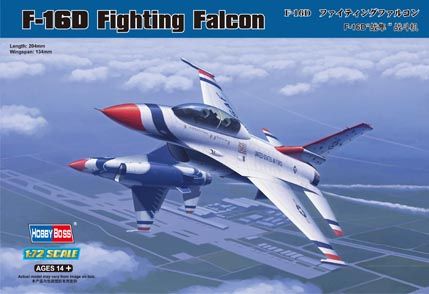 F-16D FIGHTING FALCON 1/72 HOBBYBOSS