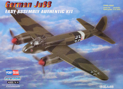 GERMAN JU88 FIGHTER 1/72 HOBBYBOSS