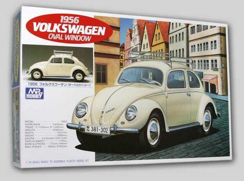 VOLKSWAGEN ESCARABAJO VENTANAS OVALO 1956 MR HOBBY