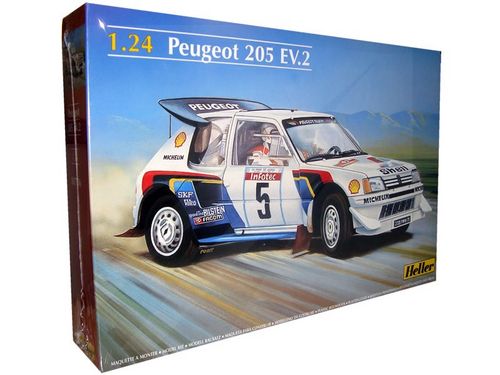 PEUGEOT 205 EV 2  1/24 HELLER