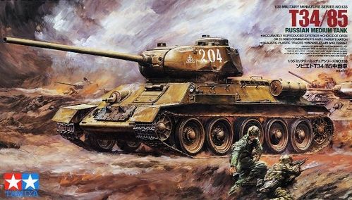 T34/85 TANQUE MEDIO RUSO 1/35 TAMIYA