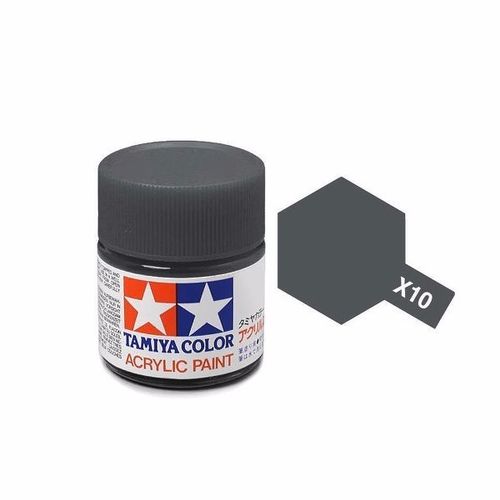 GUN METAL GLOSS X10 23ML TAMIYA COLORS