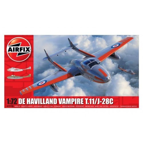 DEHAVILLAND VAMPIRE T.11/J-28C 1/72 AIRFIX