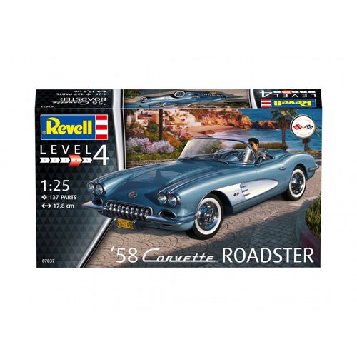 CORVETTE ROADSTER 1958 1/25 REVELL