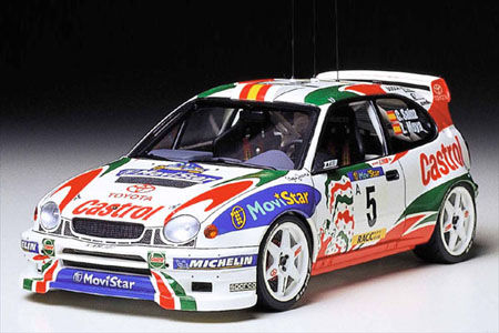 TOYOTA COROLLA SAINZ 1998 RALLY CATALUÑA 1/24 TAMIYA