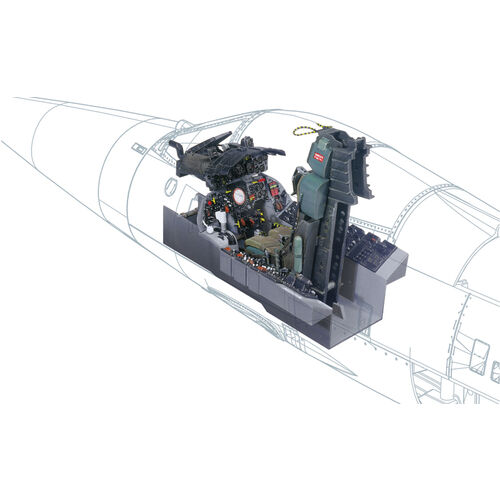 F-104G COCKPIT CABINA F-104G 1/12 ITALERI