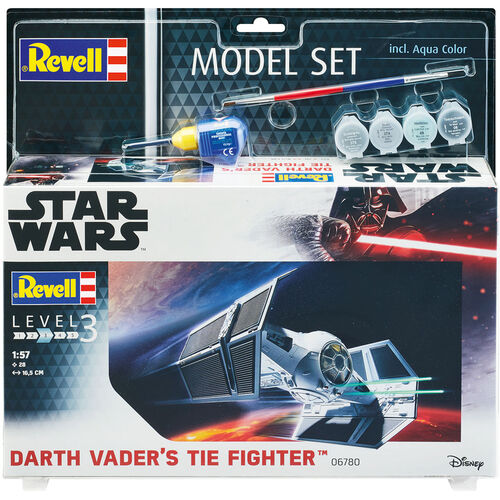 TIE FIGHTER DARTH VADER 1/57 STARTER SET REVELL STAR WARS