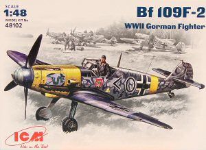 1/48 BF109F-2 AVION ALEMAN WWII ICM