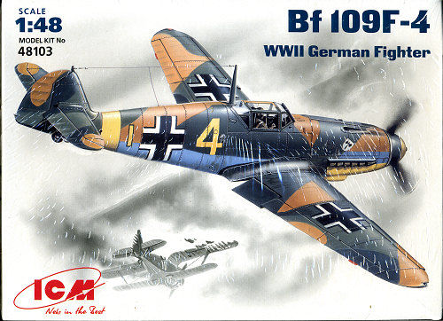 1/48 BF109F-4 AVION ALEMAN WWII ICM