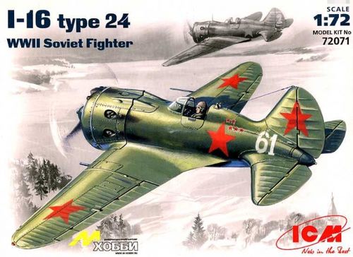 POLIKARPOV I-16 TYPE 24 1/72 ICM