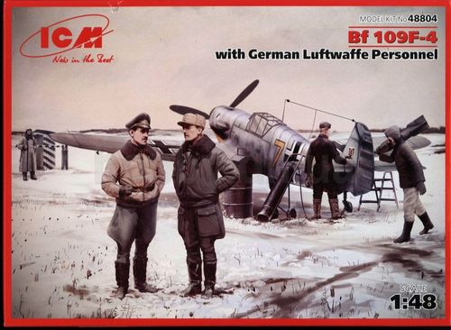 1/48 BF109F-7 AVION PERSONA LUFTWAFFE ICM