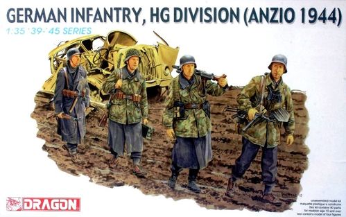 HG DIVISION 1/35 INFANTERIA ALEMANA  1944 DRAGON