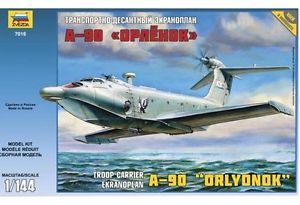 EKRANOPLAN A-90AVION TRANSPORTE TROPAS 1/144 ZVEZDA