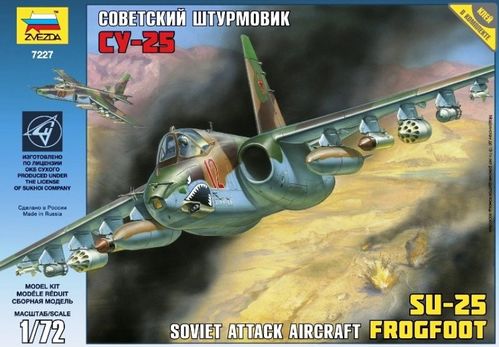 SU-25 FROGFOOT CAZA SOVIETICO 1/72 ZVEZDA