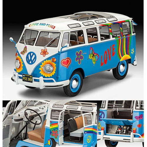 VW T1 SAMBA BUS FLOWER POWER 1/24 REVELL