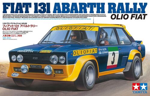 FIAT 131 ABARTH RALLY OLIO 1/20 TAMIYA