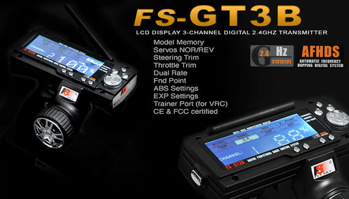 FS-GT3C EMISORA PANTALLA 3CH 2.4GHZ NARANJA FLYSKY