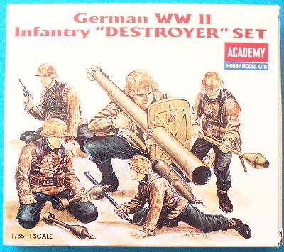 GERMAN INFANTRY "DESTROYER" SET 1/35 ACADEMY.