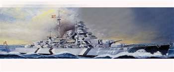 GERMAN BATTLESHIP BISMARCK 1/800 ACADEMY