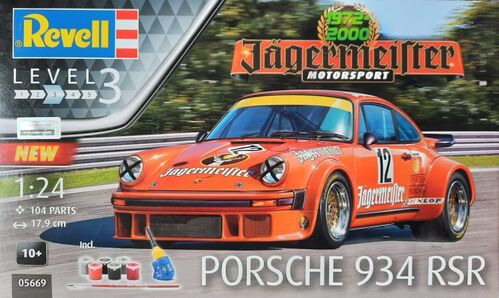 PORSCHE 934 RSR 1/24 STARTER SET REVELL JAEGERMEISTER