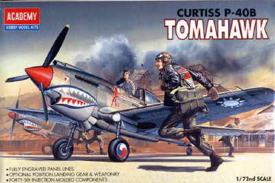 P-40B CURTISS 1/72 ACADEMY