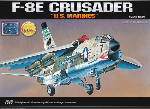 F-8E CRUSADER 1/72 ACADEMY