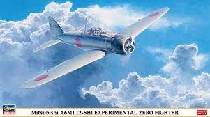 A6M1 12-SHI EXPERIMENTAL ZERO FIGHTER MITSUBISHI 1/48 HASEGAWA