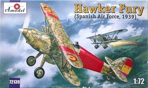 HAWKER FURY GUERRA CIVIL ESPAÑA 1939 1/72 A-MODEL