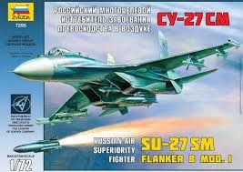 SU-27 SM FLANKER B MOD.1 1/72 ZVEZDA