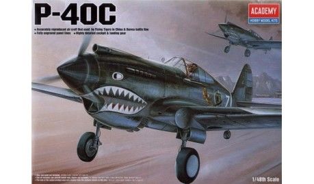 'P-40C TOMAHAWK 1/48 ACADEMY