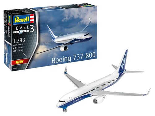 BOEING 737-800 1/288 REVELL STARTER SET